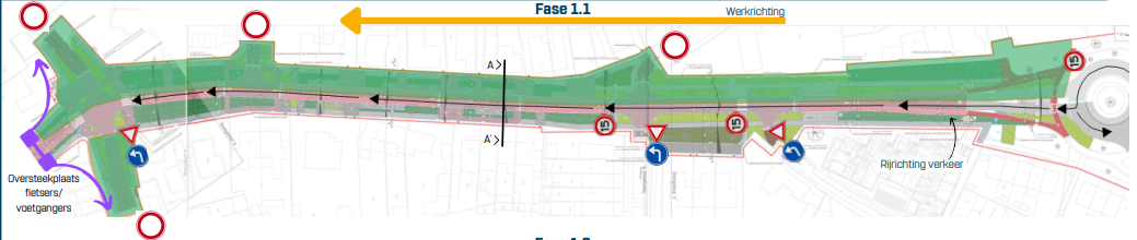 fase 1.1 wegwerkzaamheden