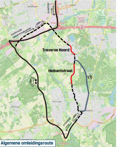 algemene omleidingsroutes